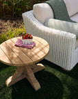 Best Teak Trestle Side Table