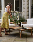 Sleek Teak Coffee Table