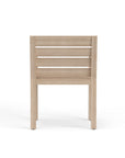 Outdoor Gray Teak Dining Chairs