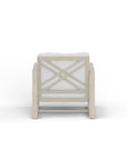 Contemporary Gray Teak Club Chair