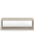 Highest Quality Weathered Gray Outdoor Coffee Table With Bespoke Design, Handcrafted By Artisans