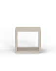 Gray outdoor side table