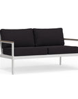 2 Seater In White Aluminum