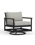 Barrow Outdoor Swivel Club Chair