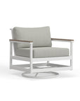 Barrow Outdoor Swivel Club Chair