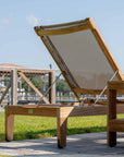 Best Teak Sling Chaise Lounge