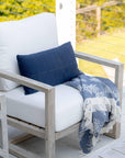 Contemporary Teak Patio Club Chair