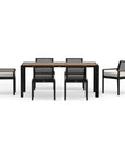 6 Seat Dining Table In Aluminum