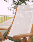 Teak folding chair