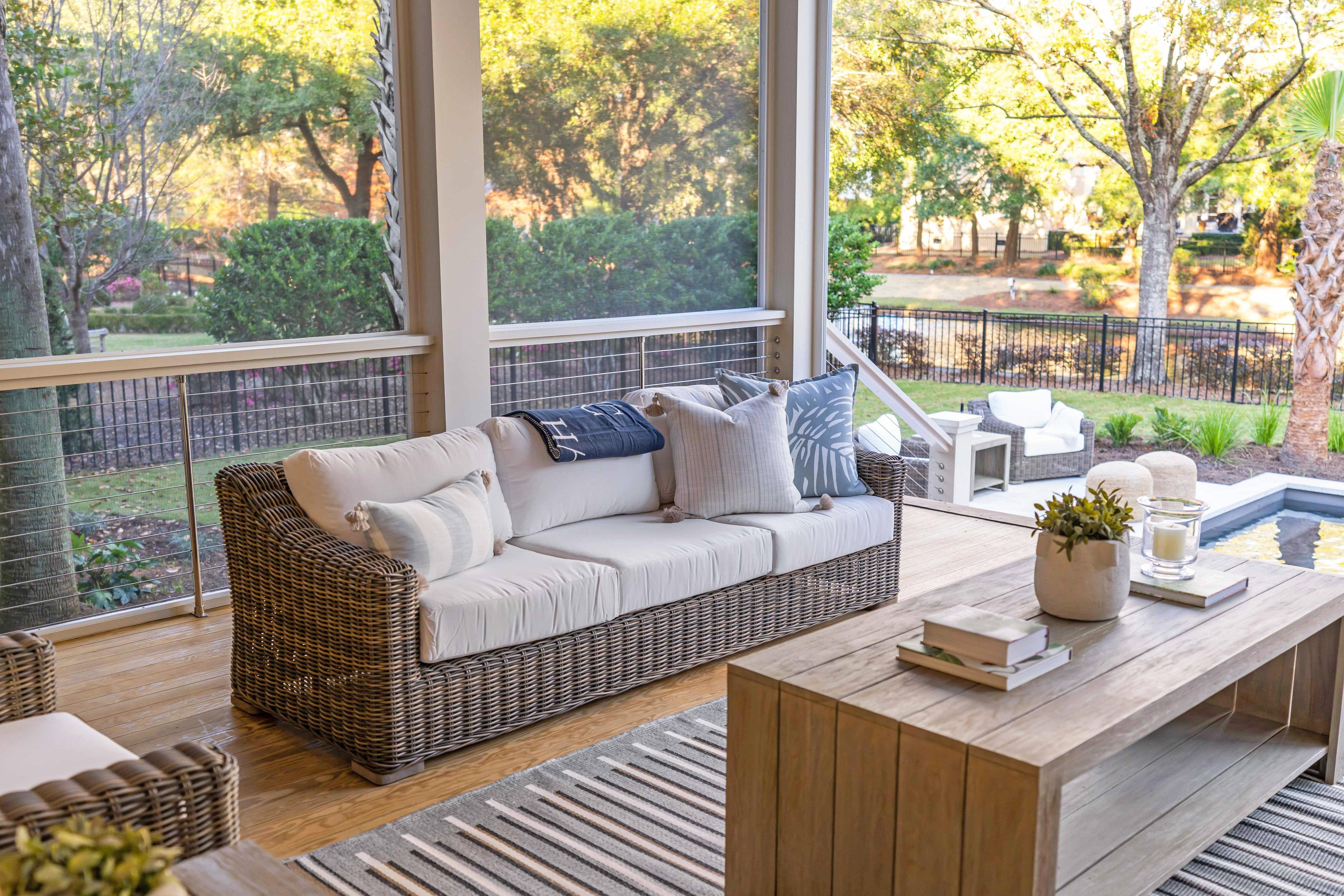 Timeless Outdoor Wicker Sofa By Harbor Classic Coronado SC